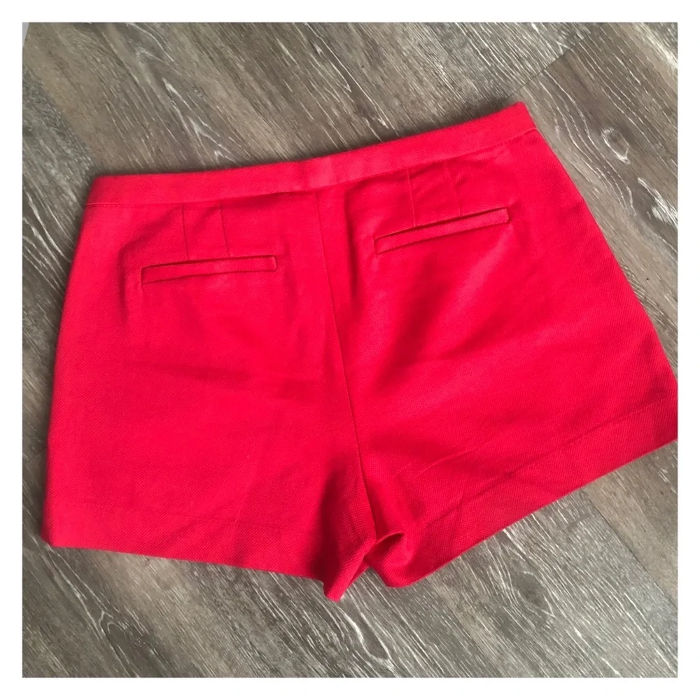J. Crew Cotton Pique Side Zip Pleated Shorts - Picture 3 of 6